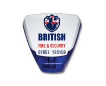 british fire and security logo alarm