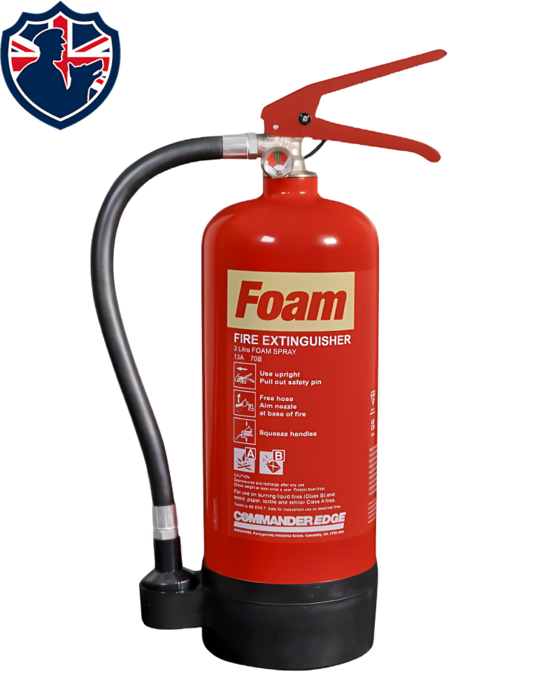 fire extinguishers british fire and security 3L foam