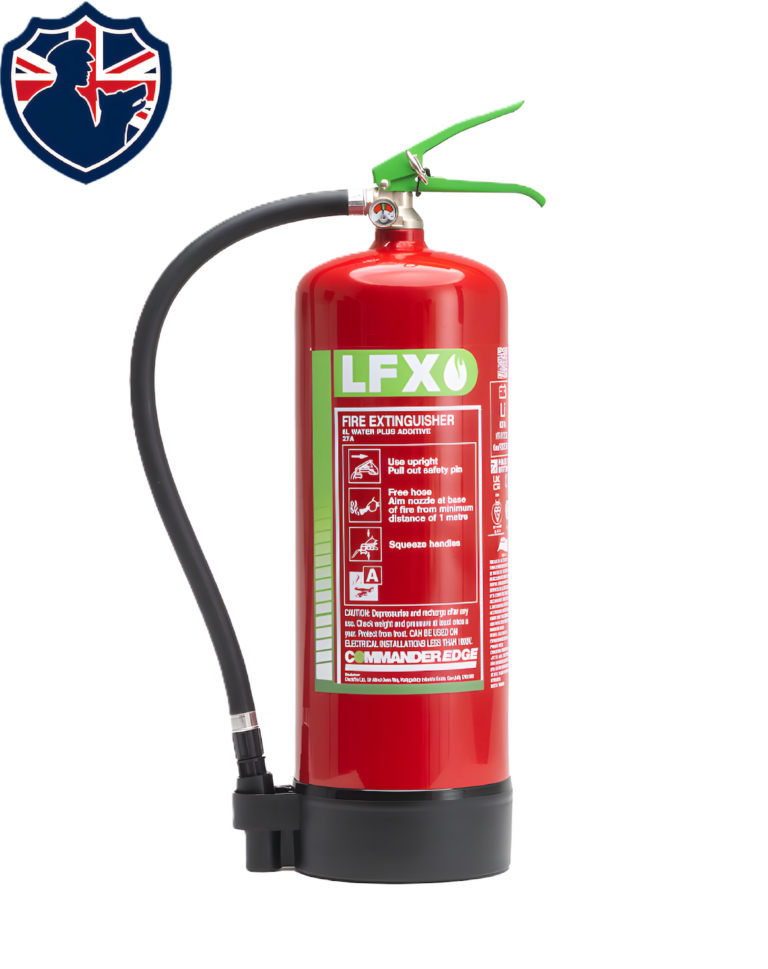 fire extinguishers british fire and security 6L lithium ion battery extinguisher