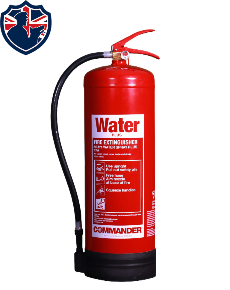 fire extinguishers british fire and security 9L water