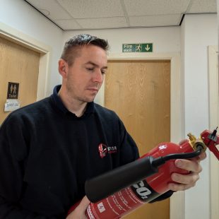 training british fire and security fire extinguisher engineer 1