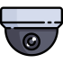 home british fire and security security camera icon